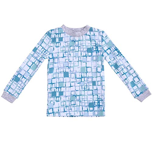 Asher and Olivia Boy Pajamas Clothes Pjs Set Sleepers Baby Toddler Organic Sleepwear Pj 18-24 Months Blue - Thumbnail 3