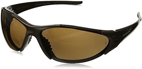 Crossfire Eyewear 181813 Core Polarized Safety Glasses with High Definition Brown Polarized Lens and Mocha Brown Frame by Crossfire Eyewear