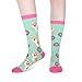HAPPYPOP Funny Dog Gifts Dog Mom Gifts Cute Dog Socks, Novelty Corgi Gifts for Corgi Lovers Corgi Socks Women Donut Socks