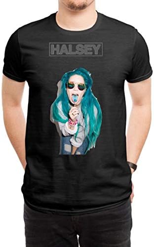 Men's Halsey Green Cotton Print T-Shirt Top Tee