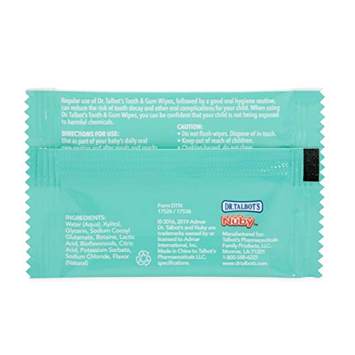 Nuby All Natural Baby Tooth and Gum Wipes with Citroganix (36x24) 864 Count Pricepulse