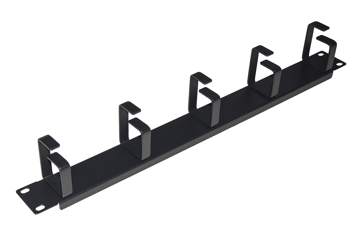 Link lkorg1un Beading Guides for Cabinets 19 "1 unit 5 Metal Rings, Black