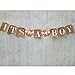 Woodland Creature Fox Banner ITS A BOY for Baby Shower