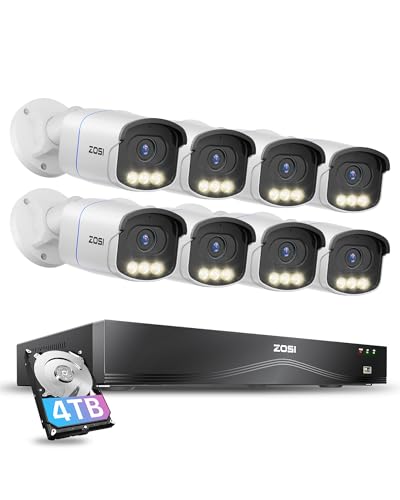 ZOSI 16CH 4K PoE Security Camera System