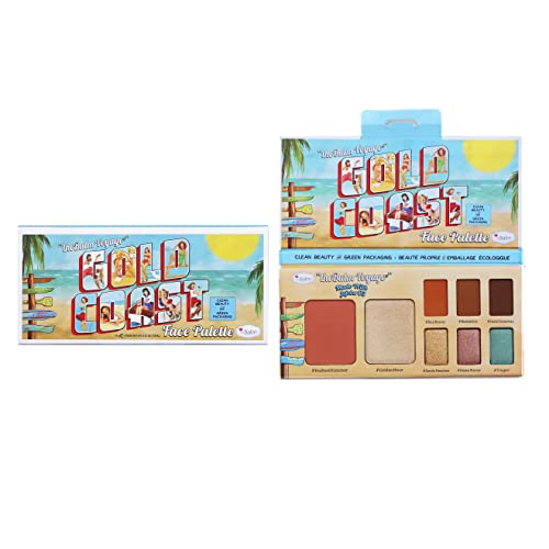 theBalm Voyage Gold Coast Face Palette - 0.35 oz