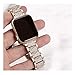Secbolt Bling Bands Compatible with Apple Watch Band 42mm 44mm 45mm 46mm 49mm Women iWatch Series 10/9/Ultra/SE/8/7/6/5/4/3/2/1, Dressy Jewelry Metal Bracelet with Rhinestones, Champagne Gold