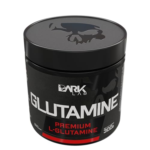 Glutamina Dark Lab 100% Pura, 300g, Recuperação Muscular e Sistema Imunológico