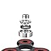 Gorilla Spinners - Premium Fidget Spinner Toy with High Speed Red Bearing in Quality Carton Gift Box, up to 4 min of Spin Time (black)