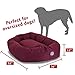 52 inch Burgundy Bagel Dog Bed By Majestic Pet Productsthumb 2