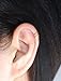 Ear Cuff, 20 Gauge Upper Ear cuff,Sterling silver ear cuff, No Piercing Cartilage Ear Cuff, Tiny Cartilage Ring, Handmade gift, Gift for her,Please select an option. Price per item