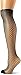 Leg Avenue Women's Unfinished Top Industrial Fishnet Stockings, Black, One Size