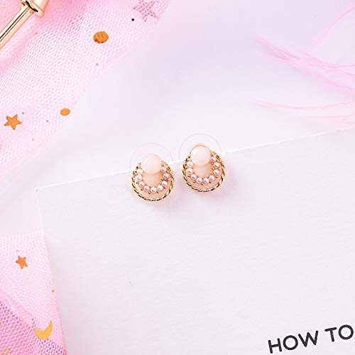Cheap In High Quality Pappet Pearl Stud Earrings Simulated White Pink Pearls Rhinestone Opal Studs Earing For Women Trendy Flower Earrings Jewelry Gifts For Women Girls Exciting Promotions Sonoritaaparelhosauditivos Com Br