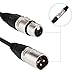 Mugig Microphone Cable/Audio Cable/Mic Lead with Silver Plated Connector for Professional Mono 3-Pin XLR Male to Female Balanced Cord (16 Feet)