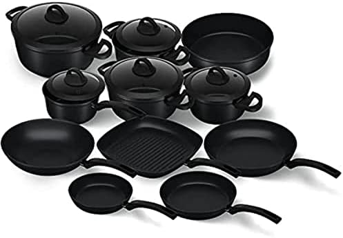 Biogranite Cookware - Set of 16 Pieces price in Egypt | Amazon Egypt ...
