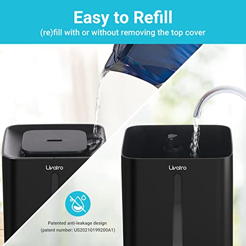 Livatro 4.5L Top Fill Humidifiers for Bedroom Large Room Home, Cool