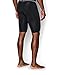 Under Armour Men's HeatGear Armour Compression Shorts – Long, Black (001)/Steel, Medium