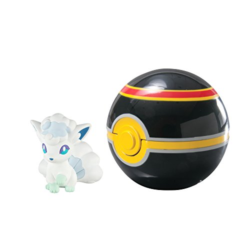 Pokémon clip and carry poké ball, alolan vulpix and luxury ball