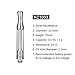1ml Glass Ceramic Wickless Cartridge AC-1003 1.2mm Air Holes | for Full Hemp Extract, Concentrates, Thin Contents (Silver) (20)