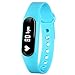 Fitness Tracker with Heart Rate Monitor Gosund C6 Waterproof Activity Tracker Pedometer Call/SMS push for Android and IOS (blue+black+purple bands)