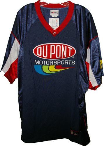 NASCAR Jeff Gordon #24 DuPont Vintage Football Style Jersey X-Large