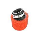 JRL 110cc 125cc 38mm Double Foam Peformance Angled Air Filter For Pit Dirt Bike