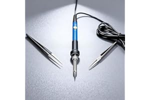 60W Adjustable Temperature Soldering Iron Kit with Digital Display, Fast Heating Inner Heat Welding Tool Set for Electronics 