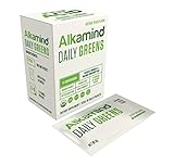 AlkaMind Daily Greens Single Serve Packets: 27 Superfoods to Alkalize & Energize & Balance Your Body's pH â€“ USDA & QAI Organic Certified, Gluten Free, GMO Free