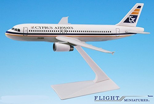 Cyprus Airways A320-200 Airplane Miniature Model Plastic Snap-Fit 1:200 Part# AAB-32020H-026