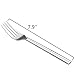 Saedy Stainless Steel Dinner Forks, 7.9 Inches, 12-Piece