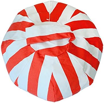 Stuffed Animal Storage Bean Bag Chair | Perfect Storage Solution For Extra Blankets / Pillows / Covers / Towels / Clothes,Red