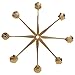 CHICHIC Set of 8 Flower Coffee Spoon Tea Spoon Dessert Spoons Scoop Stainless Steel Tableware Stirring/Sugar/Stir/Bar/Mixing/Ice Cream Spoon for Kitchen Dining Bar, Condiment or Spice, Gold