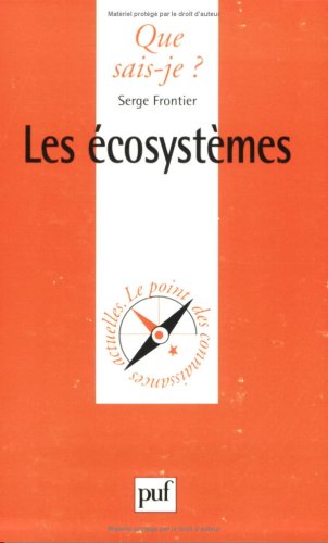 Les Ecosystèmes by Serge Frontier, Que sais-je?