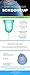 SckoonCup Beginner Choice - Made in USA - FDA Approved - Heavy Flow - Organic Cotton Pouch - Menstrual Cup - Harmony Large