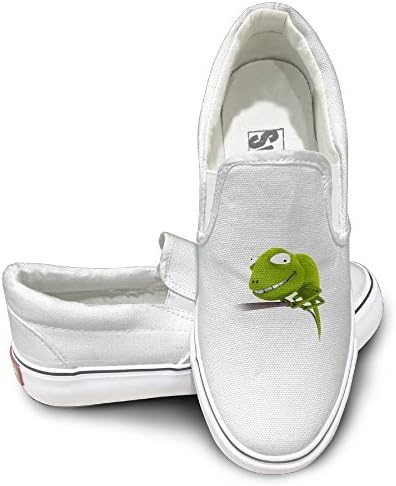 MGTER66 Chameleon Extra Hot Dance Slip On Sneaker Unisex Style Color White Size 44