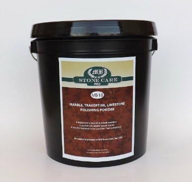 MB Stone Pro MAMMOTH MB-18 (5X) Marble, Travertine, Limestone Polishing Powder (1 pound)