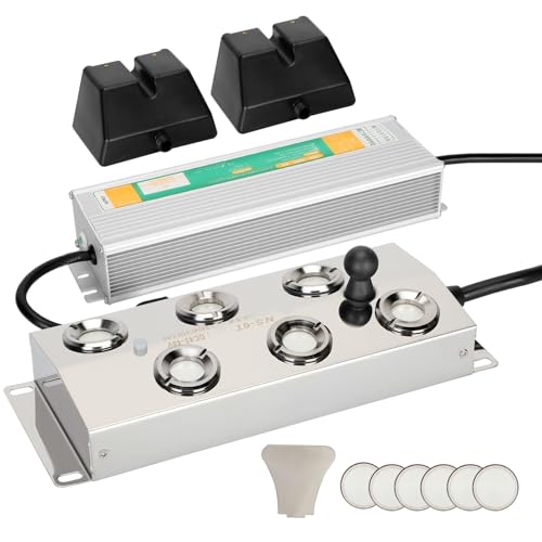 Photo 1 of Beendou Ultrasonic Mist Maker Fogger 6 Head(5000ml/H),250W Power Water Proof Ultrasonic Mister,Ultrasonic Fogger Humidifier with Float,for Vegetable Preservation,Landscape, Halloween Atmosphere,etc