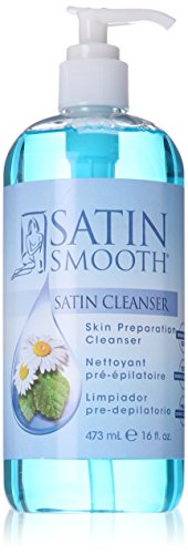 Satin Smooth Satin Cleanser Skin Preparation Cleanser, 16 Ounce