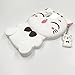 iPhone X Case Silicone, Miniko(TM) Lovely 3D Cute Cartoon Funny Good Lucky Fortune Cat Kitty with Cute Bow Tie Gel Rubber Back Case Cover for iPhone X Teens Girls Women White