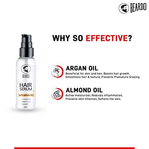 Beardo Hair Serum with Argan Oil, 50ml Buy Bhai