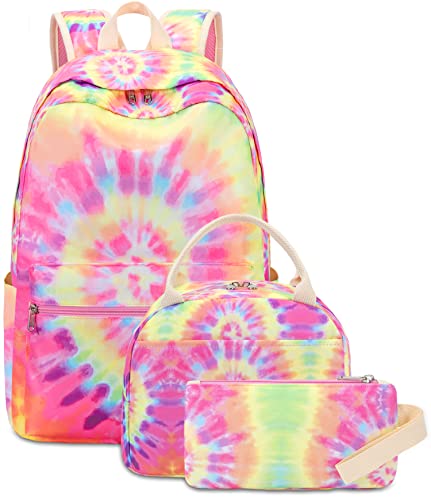 BTOOP Girls School Backpack Galaxy Schoolbag Laptop Bookbag Insulated Lunch Tote Bag Purse Teens Boys Kids