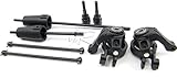 AXIAL YETI - AXLES & KNUCKLES (front rear driveshafts dogbones adapters AXI90026