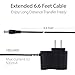 9V Power Supply for Guitar Effects Pedal, AC/DC Power Adapter for BOSS Pedal, 500mA, UL Listed, 6.6FT Cable