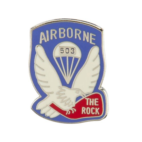 US Army Airborne Cloisonne Military Pins - 503 INF OSFM