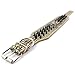 Berry Pet 3 Inch Width Bronze Sharp Spiked Studded Leather Dog Collar for Training,Sports,Walking,Travel,Dog Show,Heavy Duty,Medium Dogs,Pitbull,Labrador,Boxer,Neck for 19-22