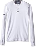Superdry Men's Heritage Henley Top, Optic, X-Large