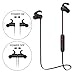 FUNBOT Bluetooth Headphones V4.1 Magnetic Intelligent Switch Wireless In-Ear Earbuds Sweatproof Earphones Lightweight Noise Cancelling Headsets with Mic for Sports Running Gym