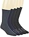 Yomandamor Men's 5 Pack Mid-Calf Dress Socks,Size 10-13