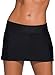 Aleumdr Women's Swimming Boardshort Shorts Panty Skort Bottom Large Black