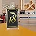 Gold Table Numbers 1-30 Plus 3 Useful Card Signs for Head Table, Guest Book Table, and Favors Table. Double-Sided, Easy to Read Lettering. Perfect for Any Occasion (Black and Gold)