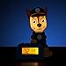 BulbBotz Paw Patrol 2021302 Chase Kids Night Light Alarm Clock with Characterised Sound, 5.5 inches Tall
